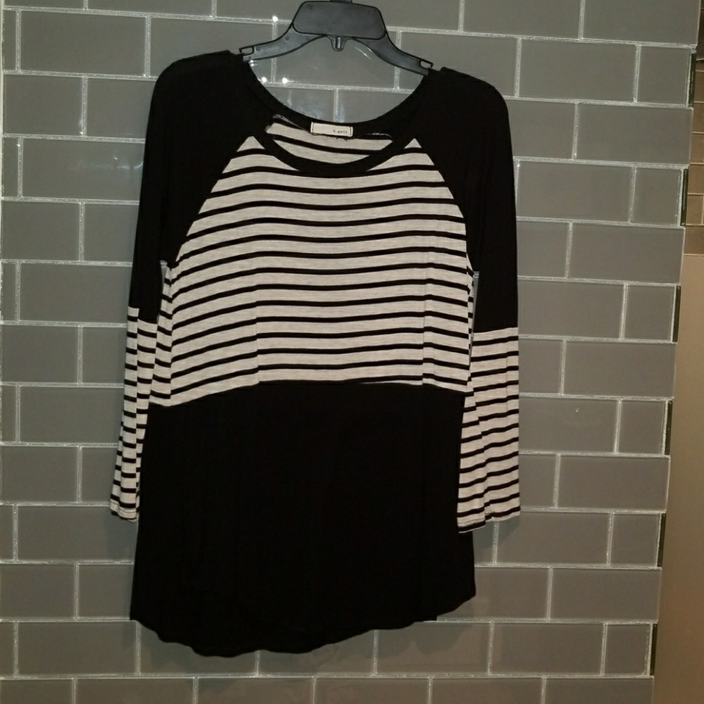 Solid and Striped Tee